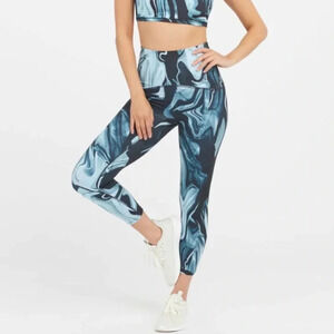 Spanx Booty Boost Active Marbled 7/8 Leggings